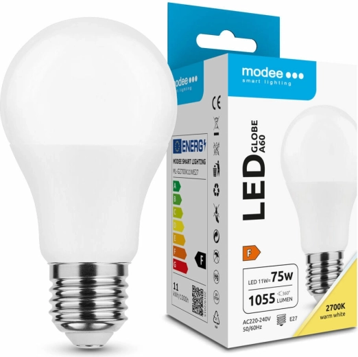 LED žiarovka globe E27 11 W teplá biela MODEE Smart Lighting
