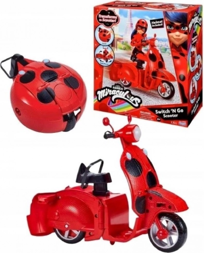 Miraculous playset Skúter a bábika Lucky Charm