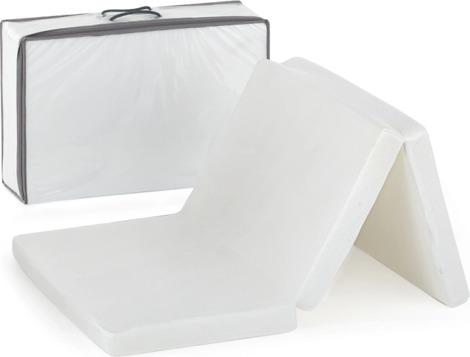 Petite&Mars cestovný skladací matrac Foldie White
