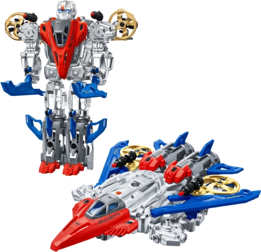 Dve hračky v jednej: robot aj stíhačka