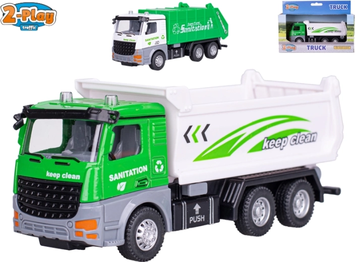 2-Play Traffic smetiarske auto s pohonom na spätný chod 14,5 cm
