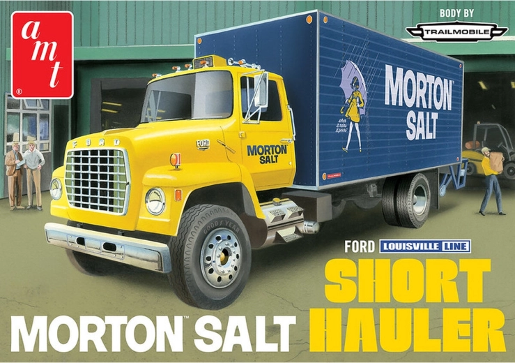 AMT Ford Louisville short hauler „Morton Salt“ 1:25 plastový model
