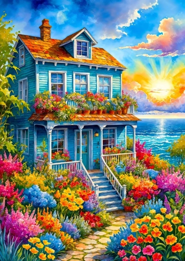 Enjoy puzzle Oceánska záhrada 1000 dielikov