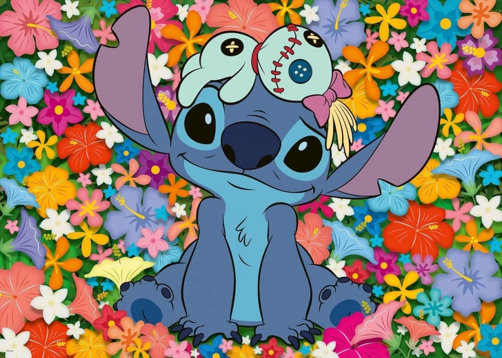 Puzzle 1000 dielikov Stitch