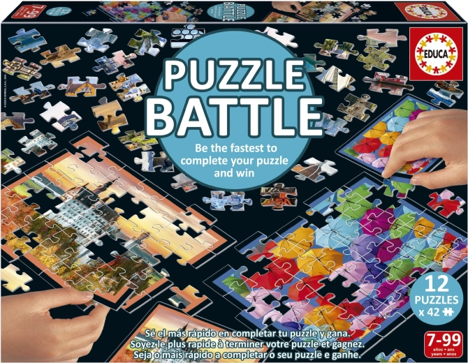Educa puzzle bitka cestovanie 12×42 dielikov