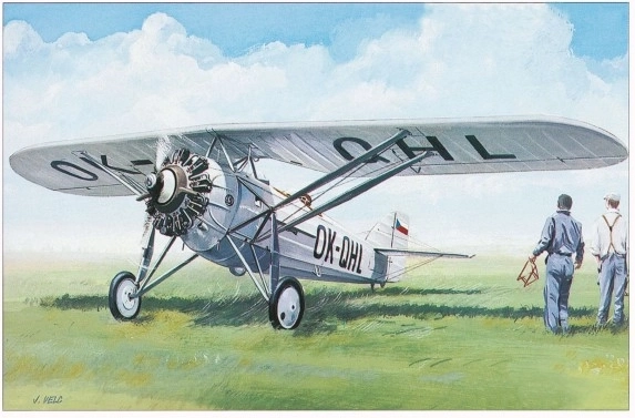 Model lietadla Morane Saulnier MS 230