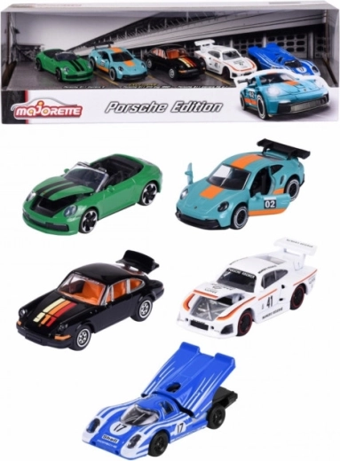 Sada modelov áut PORSCHE – 5 kusov