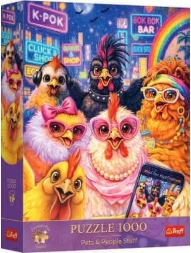 Puzzle Premium Plus Pets – selfie so sliepkami 1000 dielikov