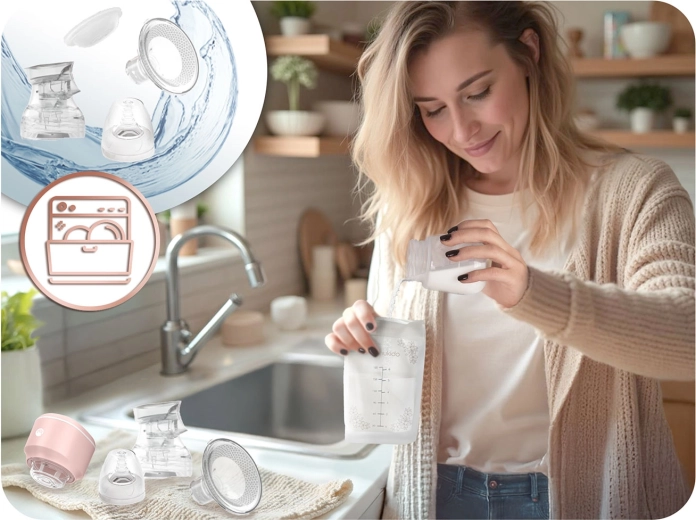 Jednoduchá údržba a bezpečné materiály bez BPA