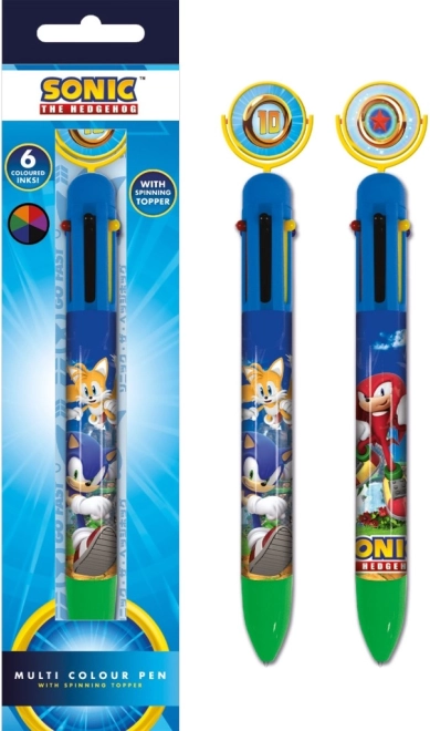 pero so SONIC motívom, 6 farieb