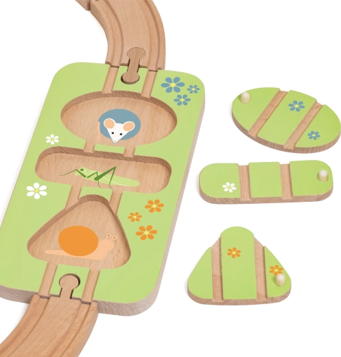 Montessori vkladačka tvarov