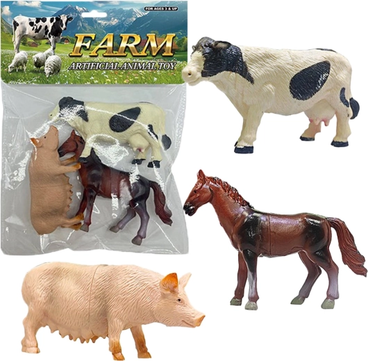 Sada figúrok farmárskych zvierat (3 ks)
