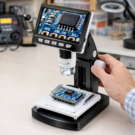 Zväčšenie až 1000× a presné manuálne zaostrovanie