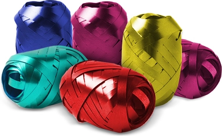 Lesklé stuhy na efektné zväzovanie a dekor