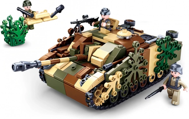 Sluban maskovaný obrnený tank – armádna stavebnica
