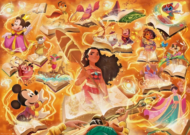 Ravensburger puzzle Disney Lorcana Glimmers of the Realm Jantár 1000 dielikov