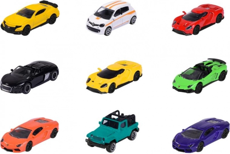 13 rôznych kovových modelov