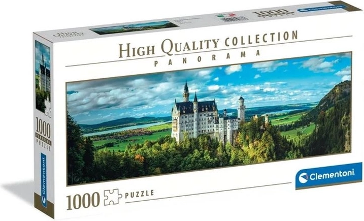 Panoramatické puzzle Clementoni 1000 dielikov Neuschwanstein