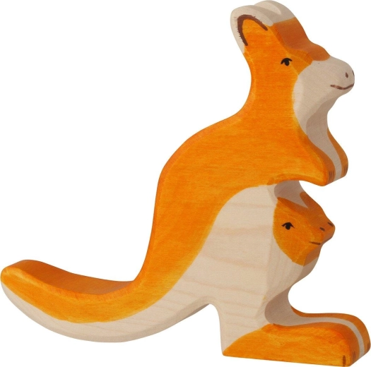 Holztiger klokan s mláďaťom - 1 kus