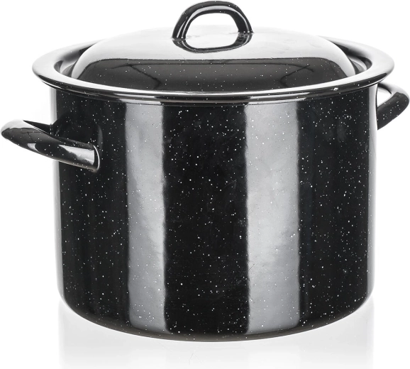 Smaltovaný hrniec s pokrievkou 5,5 l, priemer 22 cm