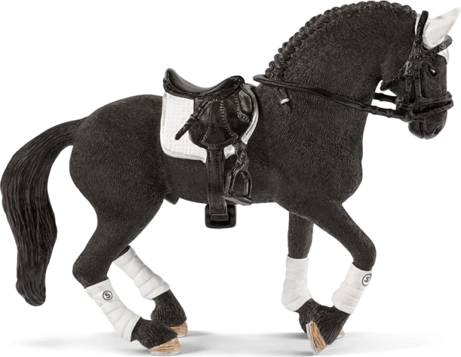 Schleich turnajový frízsky žrebec