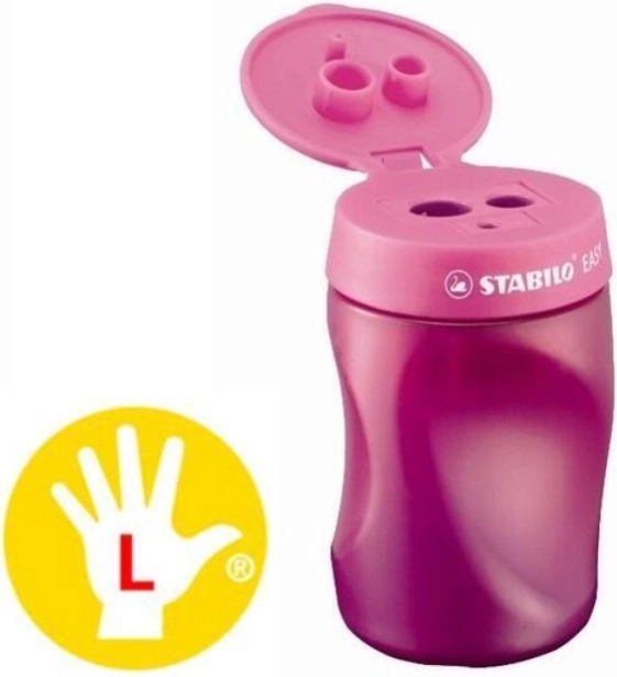 Stabilo EASYsharpener strúhadlo pre ľavákov ružové