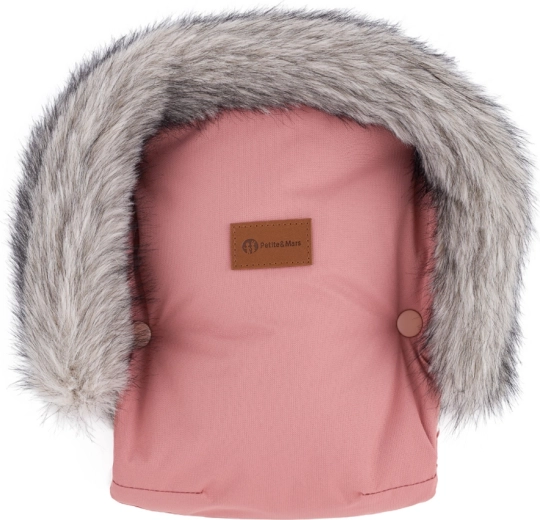 Petite&Mars rukávnik na kočík Furry old rose