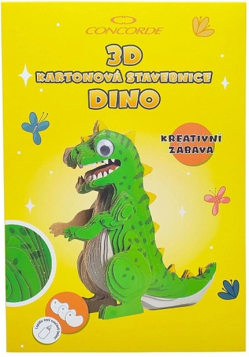 3D kartónová stavebnica dinosaurus
