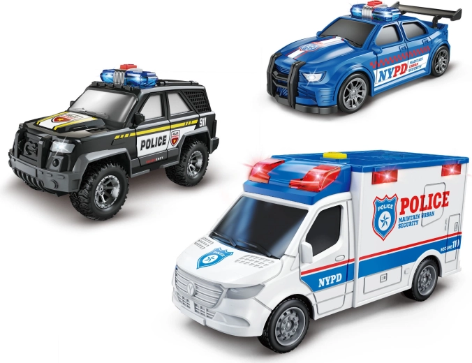 PLEJO policajné vozidlá so zvukom