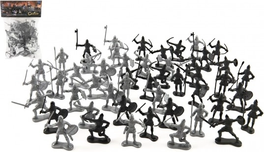 Sada rytierov 6–8 cm plast v sáčku