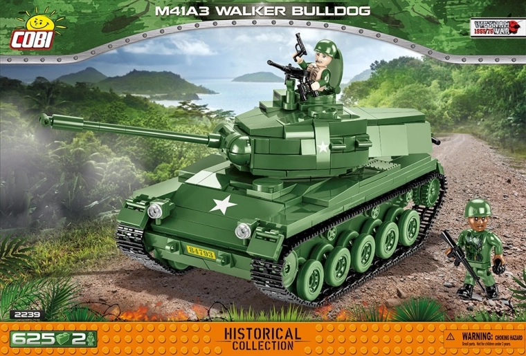 Stavebnica tanku M41A3 Walker Bulldog – ľahký americký prieskumný tank