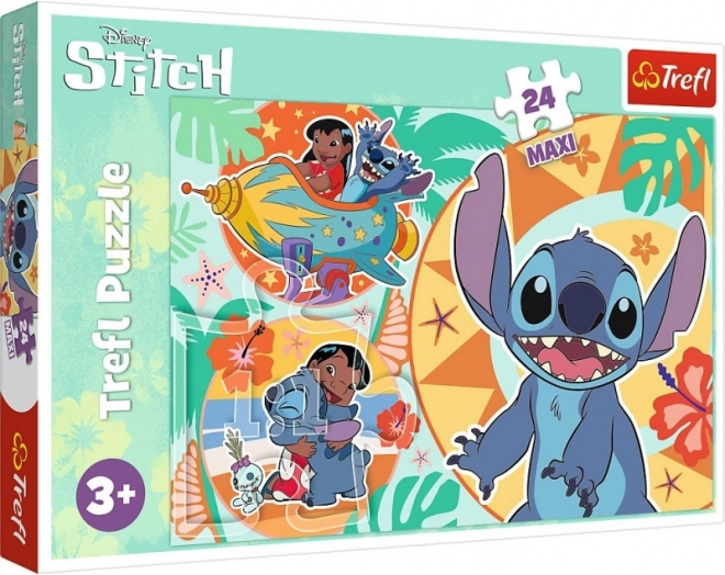 Puzzle Lilo & Stitch pre deti, 24 dielikov