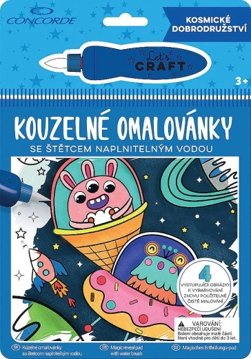 Kúzelné omaľovánky Concorde – kozmické dobrodružstvo