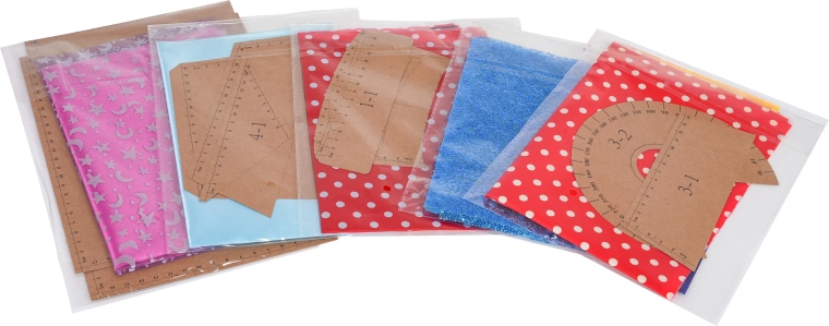 Predstrihnuté látky a papierové strihy