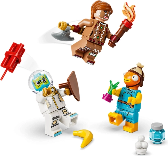Tri minifigúrky LEGO Fortnite
