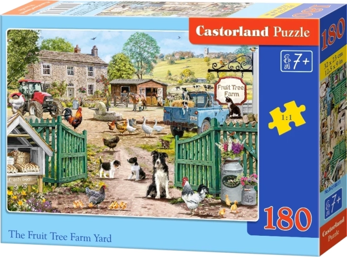 Castorland puzzle Farma s ovocným sadom 180 dielikov