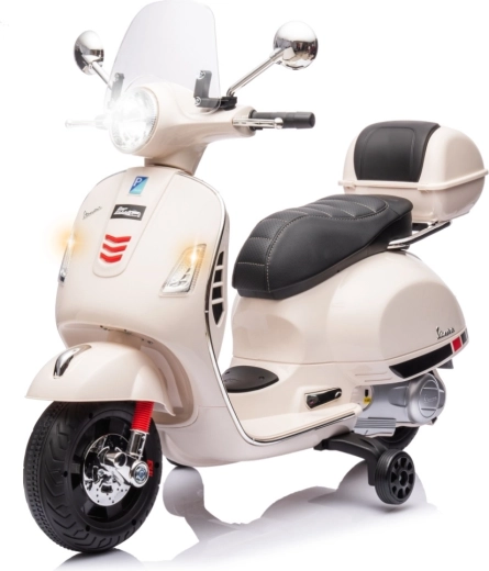 Elektrický detský skúter Milly Mally Vespa GTS Super biely