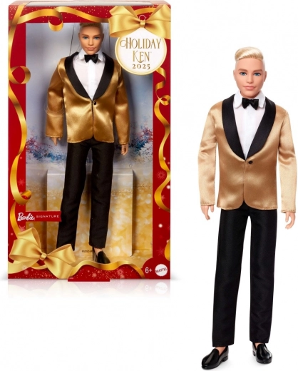 Zberateľská bábika BARBIE Ken Holiday 2025