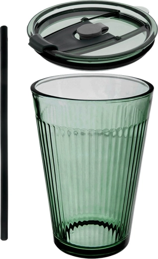 Tesniace viečko a slamka pre pohodlné pitie