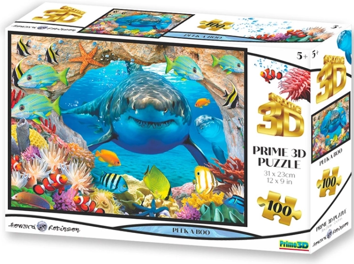Prime 3D puzzle Hra na schovávačku 100 dielikov