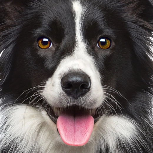 Štvorcové puzzle Q Animal: pes 66 dielikov