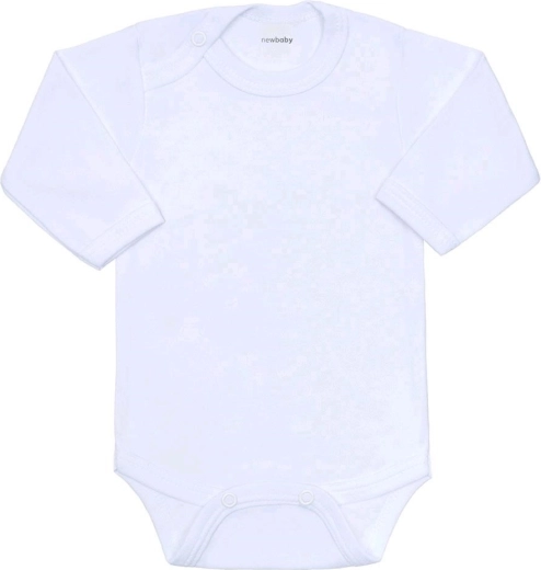 Detské body s dlhým rukávom New Baby biele