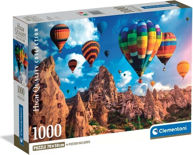 Puzzle 1000 balónov v Kappadokii
