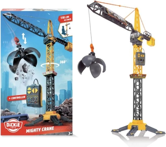 Žeriav VOLVO s demolačnou guľou na diaľkové ovládanie 110 cm – DICKIE TOYS