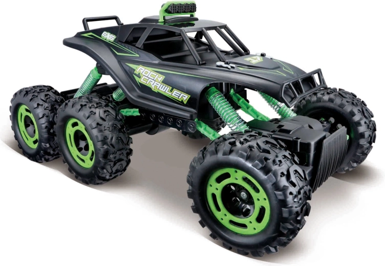 Maisto RC rock crawler 6x6 matne čierny