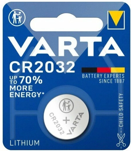 Lítiová gombíková batéria Varta CR2032 3V