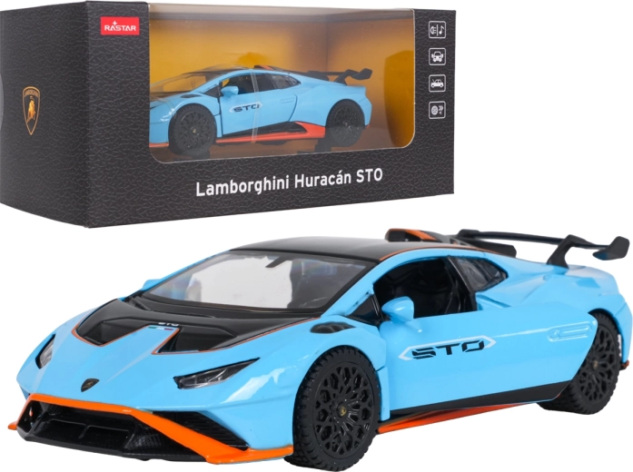 Kovový model Lamborghini Huracán STO RASTAR v mierke 1:32