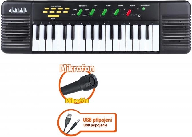 Plejo elektronické klávesy pre deti