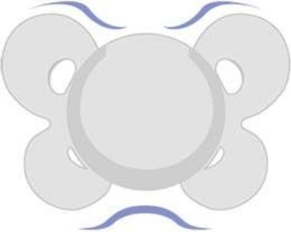 Ergonomický tvar pre správne dýchanie