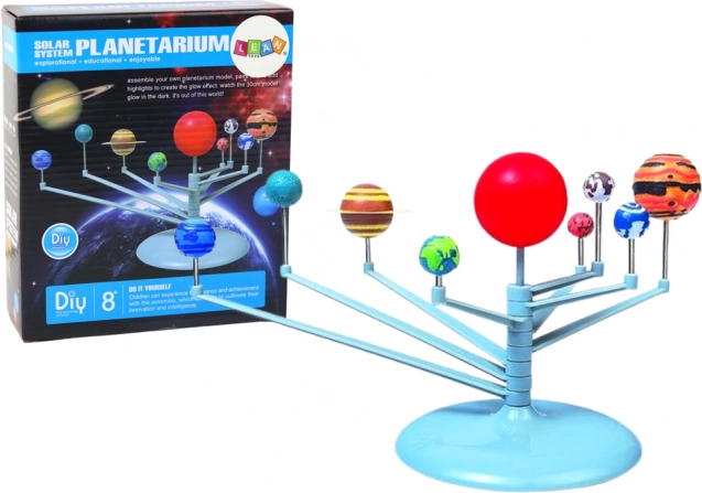 Kreatívne planetárium – model slnečnej sústavy na zostavenie a maľovanie